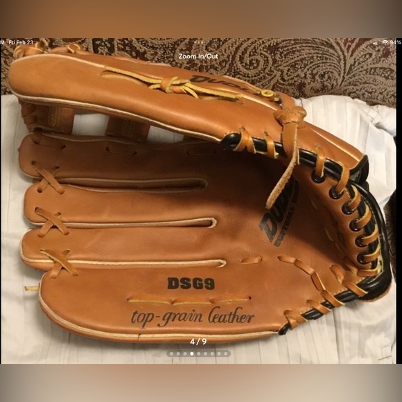 Dudley DSG9 Softball Glove Heat Series 14"  Leather Handcrafted~for Lefthander - Picture 4 of 9